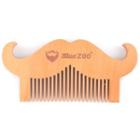 Wooden Hair Comb Blue Zoo - Khaki - One Size