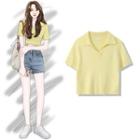 Short-sleeve Polo Knit Shirt