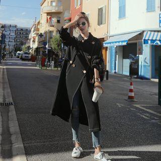 Double Breast Stitched Trench Coat
