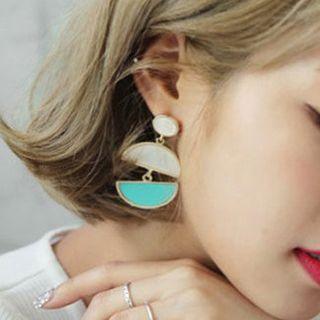 Semicircle Drop Earrings
