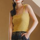Buttoned Camisole Top Yellow - One Size
