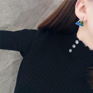 Acrylic Panel Triangle Earring