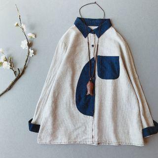 Panel Linen Shirt