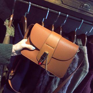 Lipstick Accent Flap Cross Bag