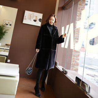 Collared Faux-fur Coat