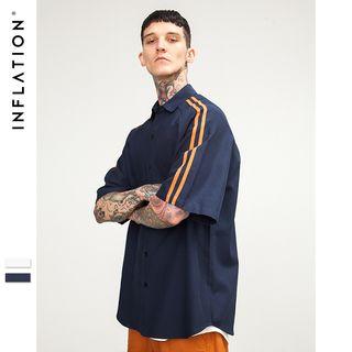 Shoulder-striped Shirt