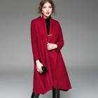 Shawl Collar Wool Blend Coat