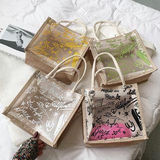 Lettering Pvc Lunch Bag