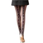 Bow Tights 1 Pc - Black - One Size