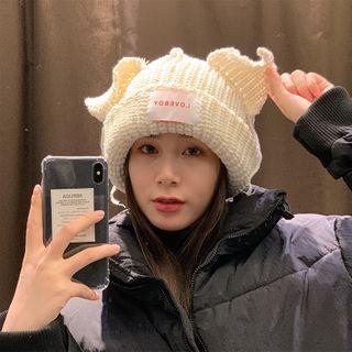 Pig Ear Beanie Off-white - One Size