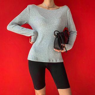 Two-way Textured T-shirt