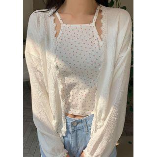 Cherry Pattern Halter Top