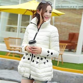 Appliqu Padded Coat