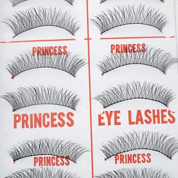 Princess Lee - Eyelash (cross 6 Black) 10 Pairs
