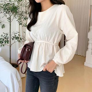 Tie-waist A-line Top
