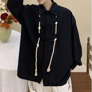 Long-sleeve Rope Accent Shirt