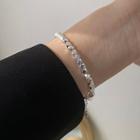 Beaded Necklace E453 - Silver - One Size