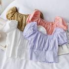 Puff-sleeved Shirt
