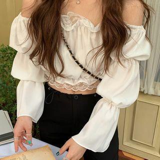 Puff-sleeve Off Shoulder Top
