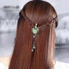 Retro Gemstone Hair Clip As Shown In Figure - One Size