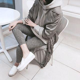Dual-breasted Maxi Trench Jacket