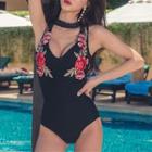 Embroidered Swimsuit