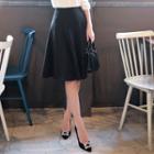 Seam-trim Flare Skirt