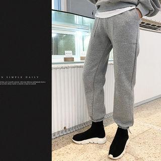 Drawcord-hem Jogger Sweatpants
