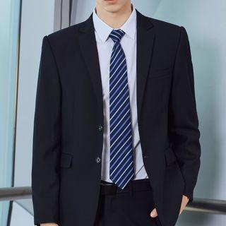 Set: Dress Pants + Slim Fit Blazer + Shirt