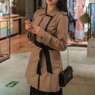 Bow-tied Trench Coat