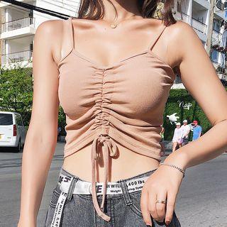 Sleeveless Ruched Top