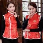 Traditional Chinese Printed Vest