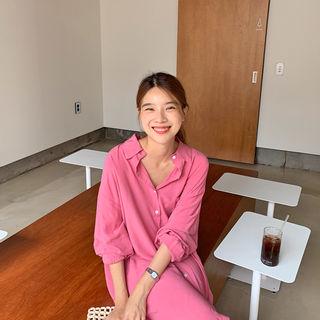 Two-way Boxy Shirtdress