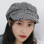 Houndstooth Newsboy Cap As Shown In Figure - One Size