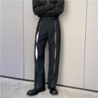 Two-tone Straight Leg Dress Pants