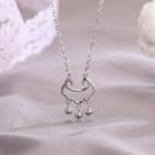 925 Sterling Silver Longevity Lock Necklace Ns281 - One Size