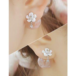 Flower Ball Earrings