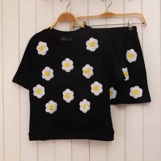 Set: Floral Top + Skirt