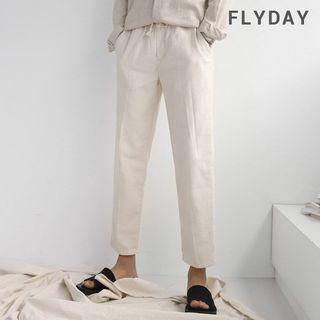 Drawsting Linen Pants