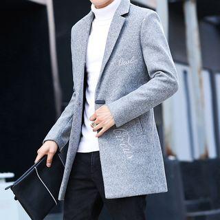 Letter Embroidered Blazer