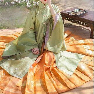 Tie-waist Pleated A-line Skirt (various Designs)