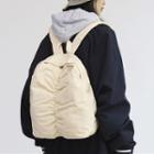 Ruched Canvas Backpack