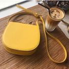 Faux Leather Flip Cover Crossbody Bag