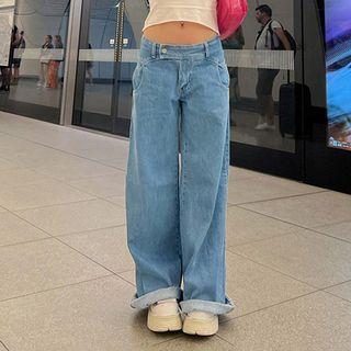 Low Waist Straight-fit Jeans
