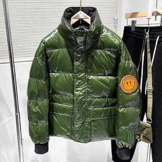 Wet-look Padded Jacket