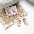 Floral Dangle Earring / Clip-on Earring