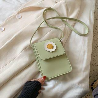 Flower Flap Crossbody Bag