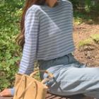 Linen Blend Stripe Sweater