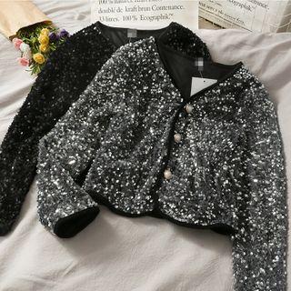 V-neck Single Breasted Cardigan