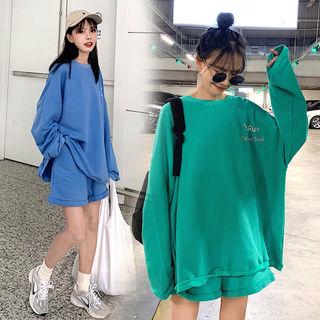 Loose-fit Pullover & Shorts Set
